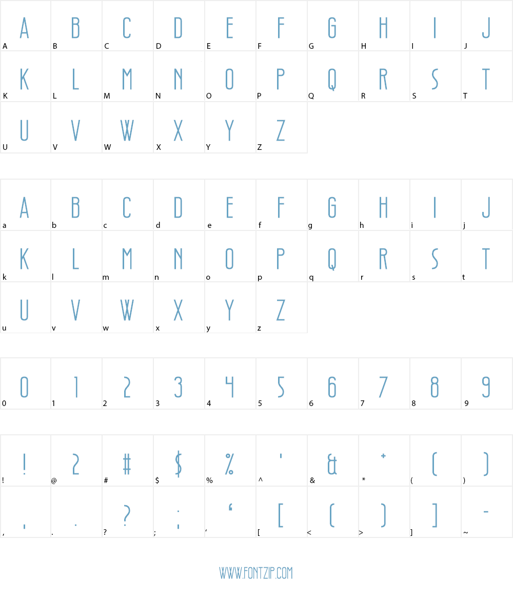 Style Thief Font Character
